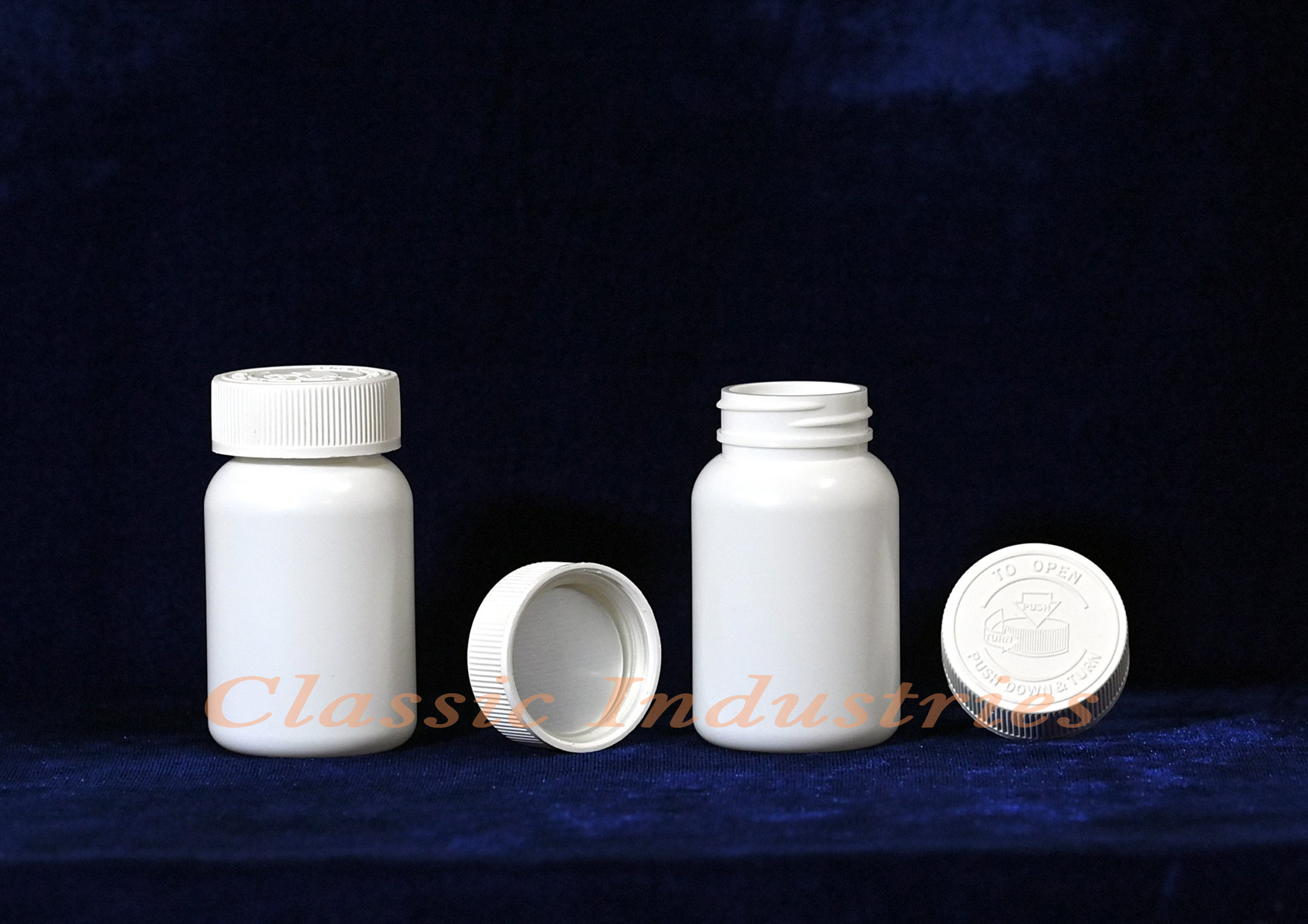 TABLET CONTAINER 100CC/38MM BIG 12.5 GM WITH CRC CAP